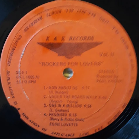 Eddie Lovette - Rockers For Lovers Vol. II