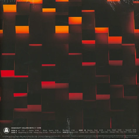 C418 - Minecraft Volume Beta Fire-Splattered Vinyl Edition