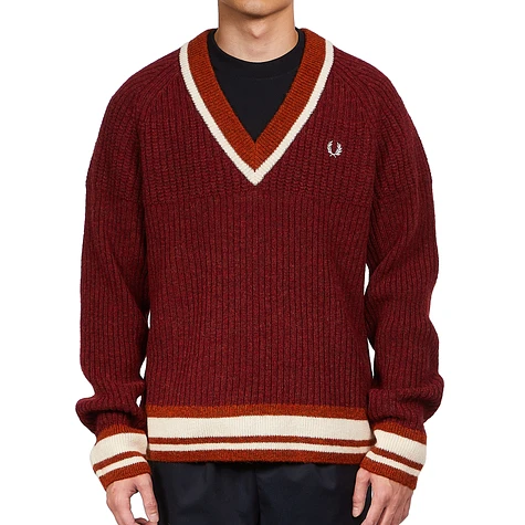 Fred Perry x Nicholas Daley - Texture Mix V-Neck Jumper