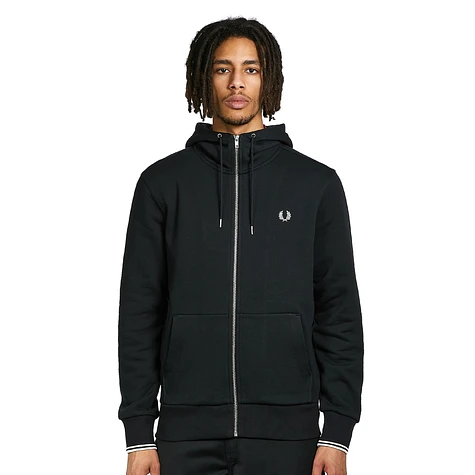 Fred Perry - Hooded Zip Through Sweatshirt