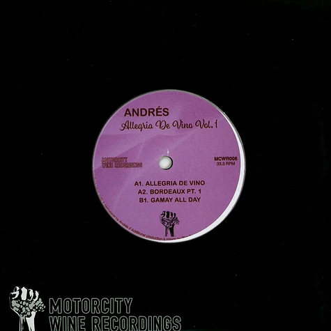 Andres (DJ Dez) - Allegria De Vino Volume 1