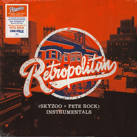 Skyzoo & Pete Rock - Retropolitan Instrumentals Clear Orange Record Store Day 2020 Edition