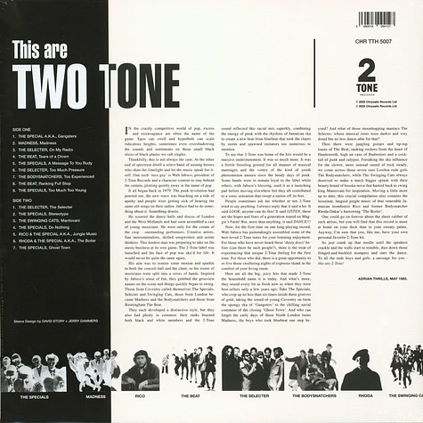 V.A. - This Are Two Tone 40th Anniversary Record Store Day 2020 Edition