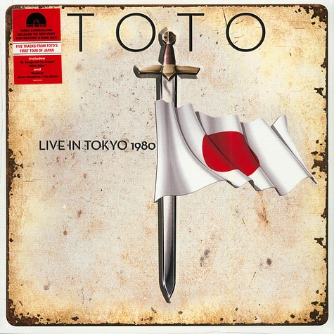 Toto - Live In Tokyo 1980 Red Record Store Day 2020 Edition