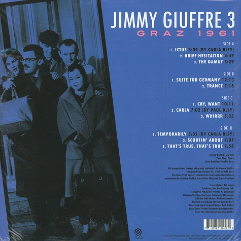Jimmy Giuffre - Graz 1961 Record Store Day 2020 Edition