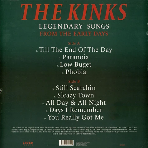 The Kinks - The Archives Of / Legendary Songs From The Early Day