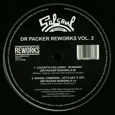 Loleatta Holloway, Rafael Cameron, Ripple & The Salsoul Orchestra - Dr. Packer Reworks Volume 2