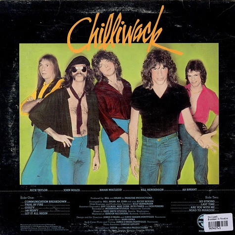Chilliwack - Breakdown In Paradise