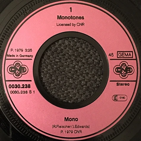 The Monotones - Mono