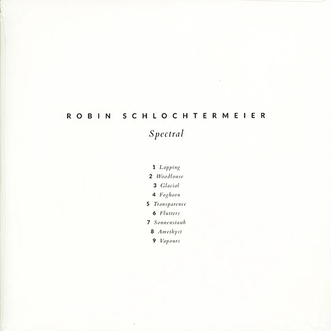 Robin Schlochtermeier - Spectral Black Vinyl Edition