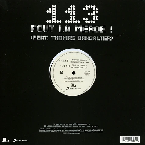113 Vs Thomas Bangalter (Daft Punk) - 113 Fout La Merde