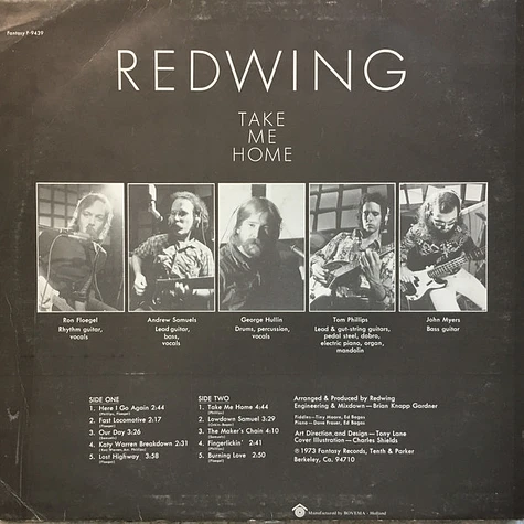 Redwing - Take Me Home