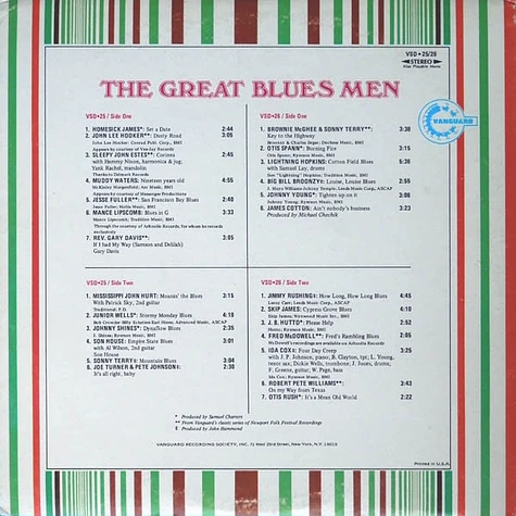 V.A. - The Great Blues Men