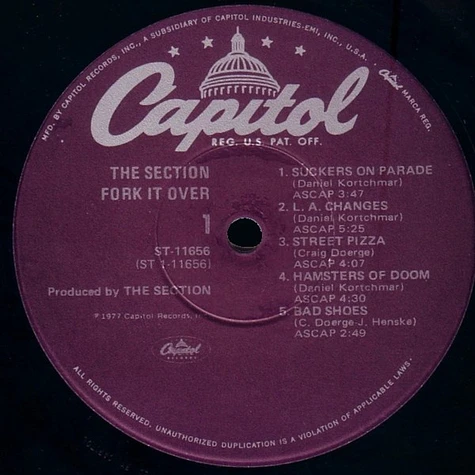 The Section - Fork It Over