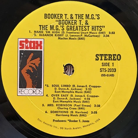 Booker T & The MG's - Booker T. & The M.G.'s Greatest Hits
