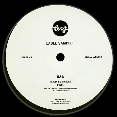 Q&A / Lex - 10 Years Label Sampler Volume 1