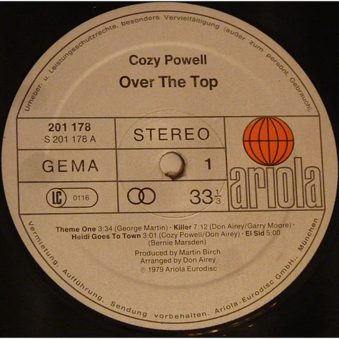Cozy Powell - Over The Top