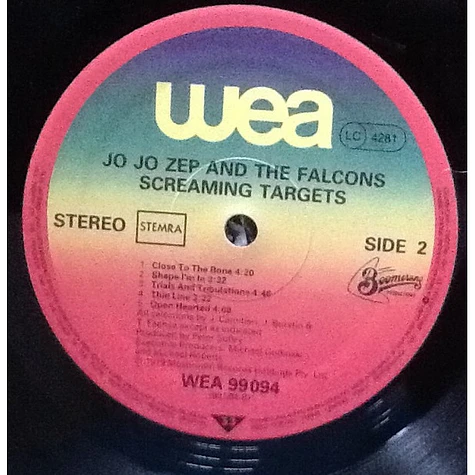 Jo Jo Zep and the Falcons - Screaming Targets