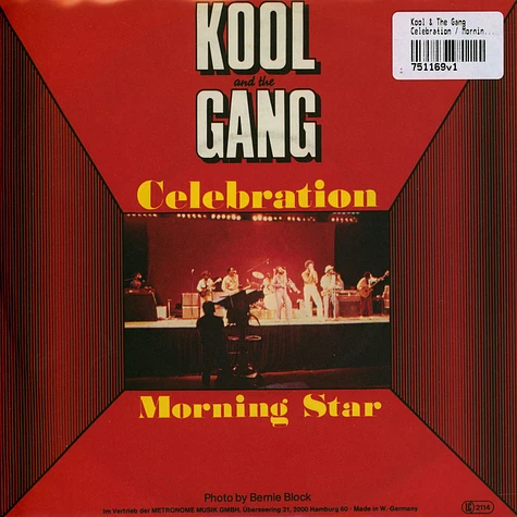 Kool & The Gang - Celebration / Morning Star