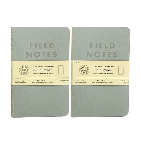 Field Notes - Signature Plain 2-Pack