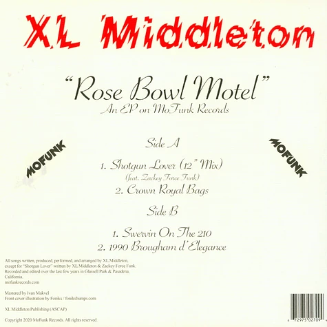 XL Middleton - Rose Bowl Motel