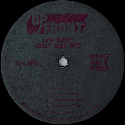 Jerry Butler - Jerry Butler's Great Soul Hits