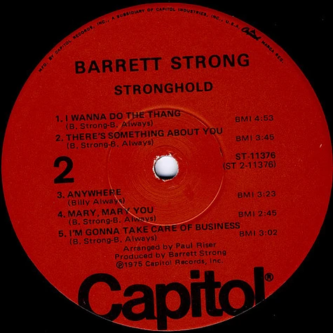 Barrett Strong - Stronghold