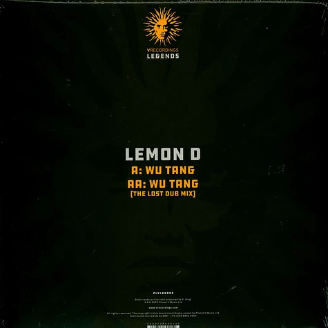 Lemon D - Wu Tang Original / The Lost Dub Mix
