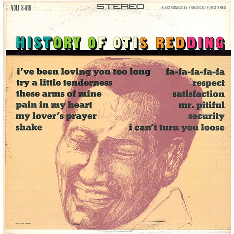 Otis Redding - History Of Otis Redding
