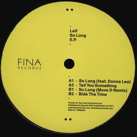 Leif - So Long E.P.