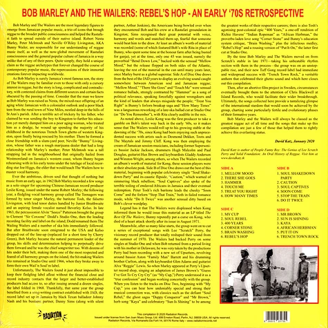 Bob Marley & The Wailers - Rebel's Hop: An Early 70's Retrospective