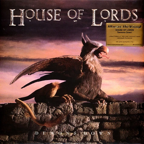 House Of Lords - Demons Down Limited Numbered Gold Vinyl Edition
