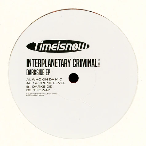 Interplanetary Criminal - Darkside EP Red Marbled Vinyl Edition