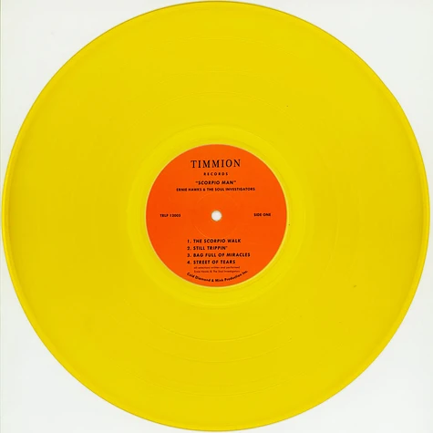 Ernie Hawks & The Soul Investigators - Scorpio Man Colored Vinyl Edition