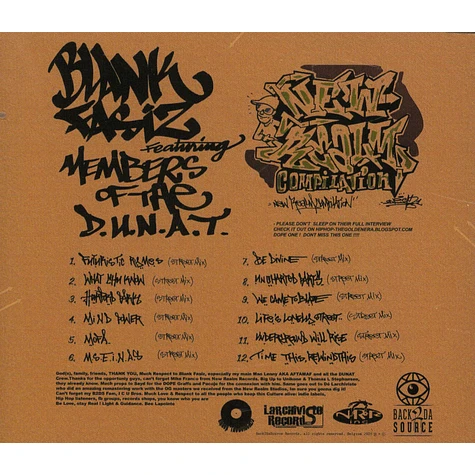 Blank Fasiz - The New Realm Compilation Featuring The Dunat Crew