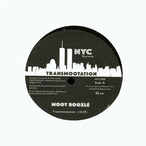Moot Booxle - Transmootation EP