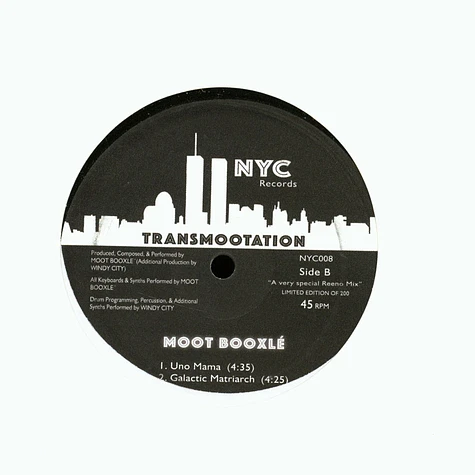 Moot Booxle - Transmootation EP