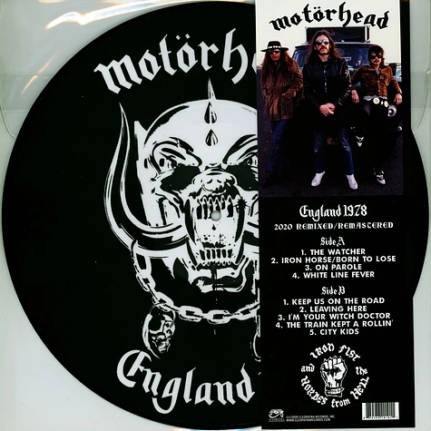 Motörhead - England 1978 - Picture Disc Edition