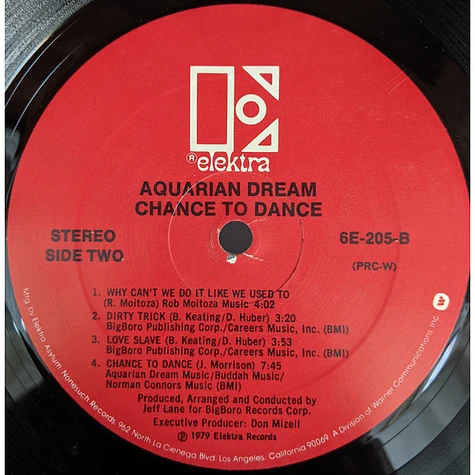 Aquarian Dream - Chance To Dance