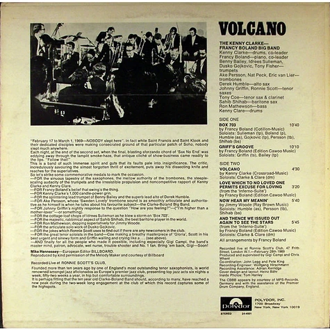 Clarke-Boland Big Band - Volcano (Live)