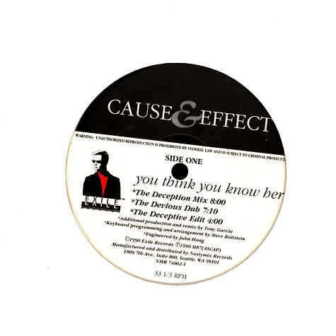 Cause & Effect (Depeche Mode) - You Think You Know Her (6 Mixes)