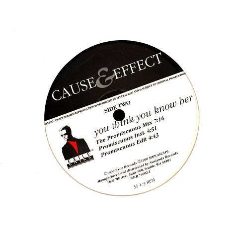 Cause & Effect (Depeche Mode) - You Think You Know Her (6 Mixes)