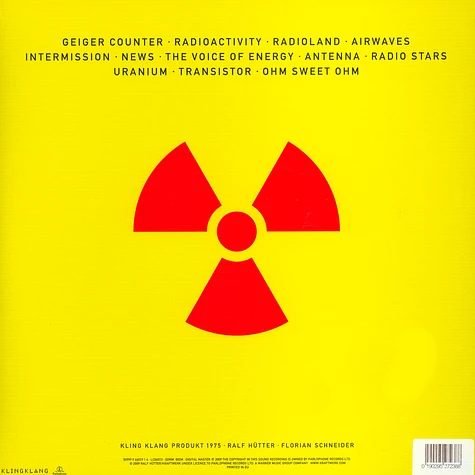 Kraftwerk - Radio-Activity English Version Translucent Yellow Vinyl Edition