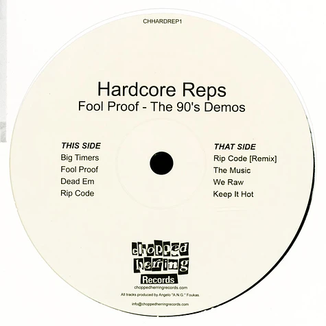 Hardcore Reps - Fool Proof The 90's Demos