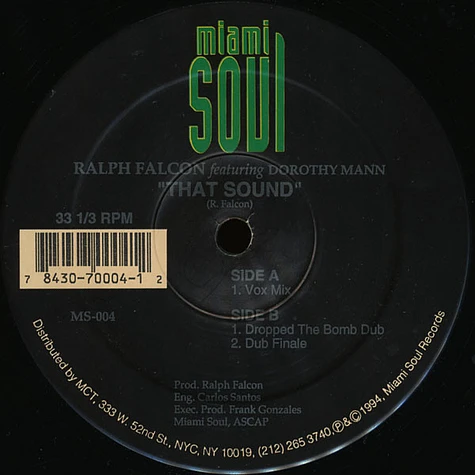 Ralph Falcon Featuring Dorothy Mann - That Sound