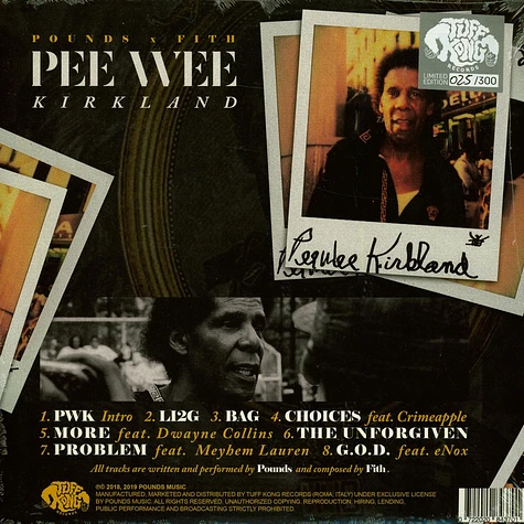 Pounds - Pee Wee Kirkland Gold/Grey Vinyl Edition