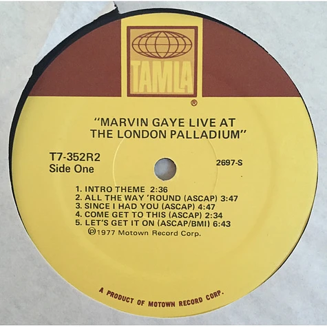 Marvin Gaye - Live At The London Palladium