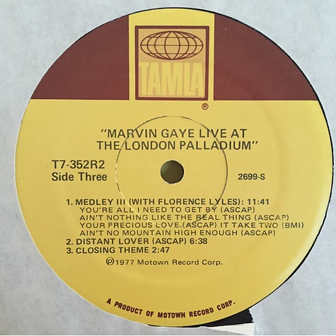 Marvin Gaye - Live At The London Palladium