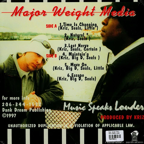 CDmajor weight muzic