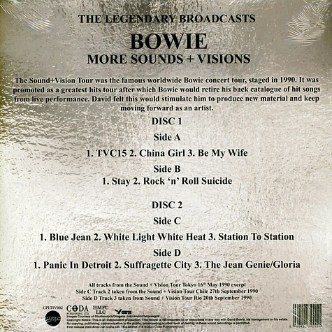 David Bowie - Sounds + Visions Silver Vinyl Edition